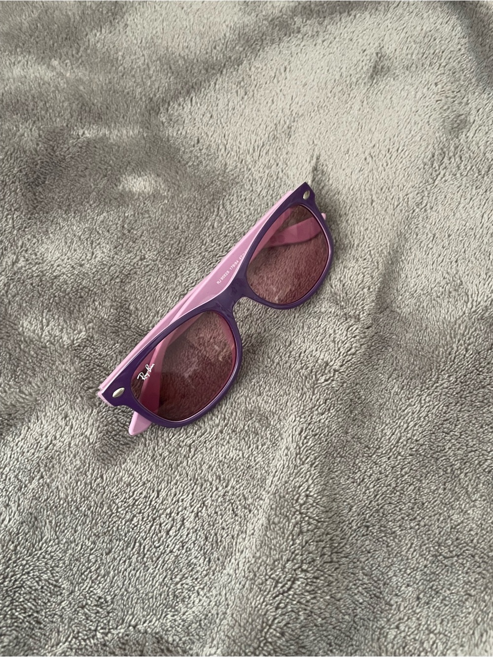 Purple Kids Ray-Bans. Never Worn. New, With Drawstring Bag